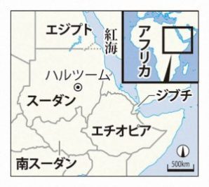 ジブチの位置